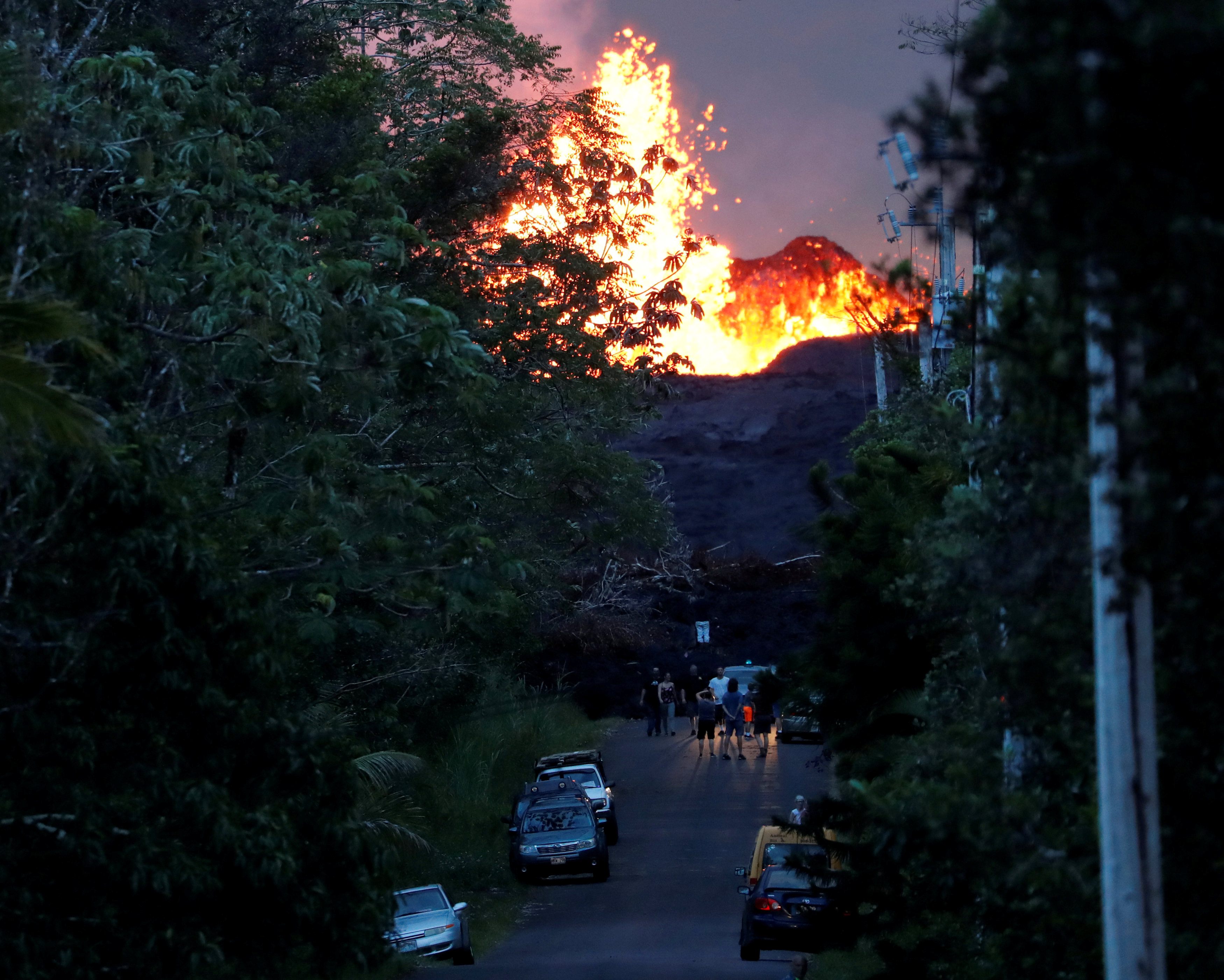 Lava covers potentially explosive well at Hawaii geothermal plant