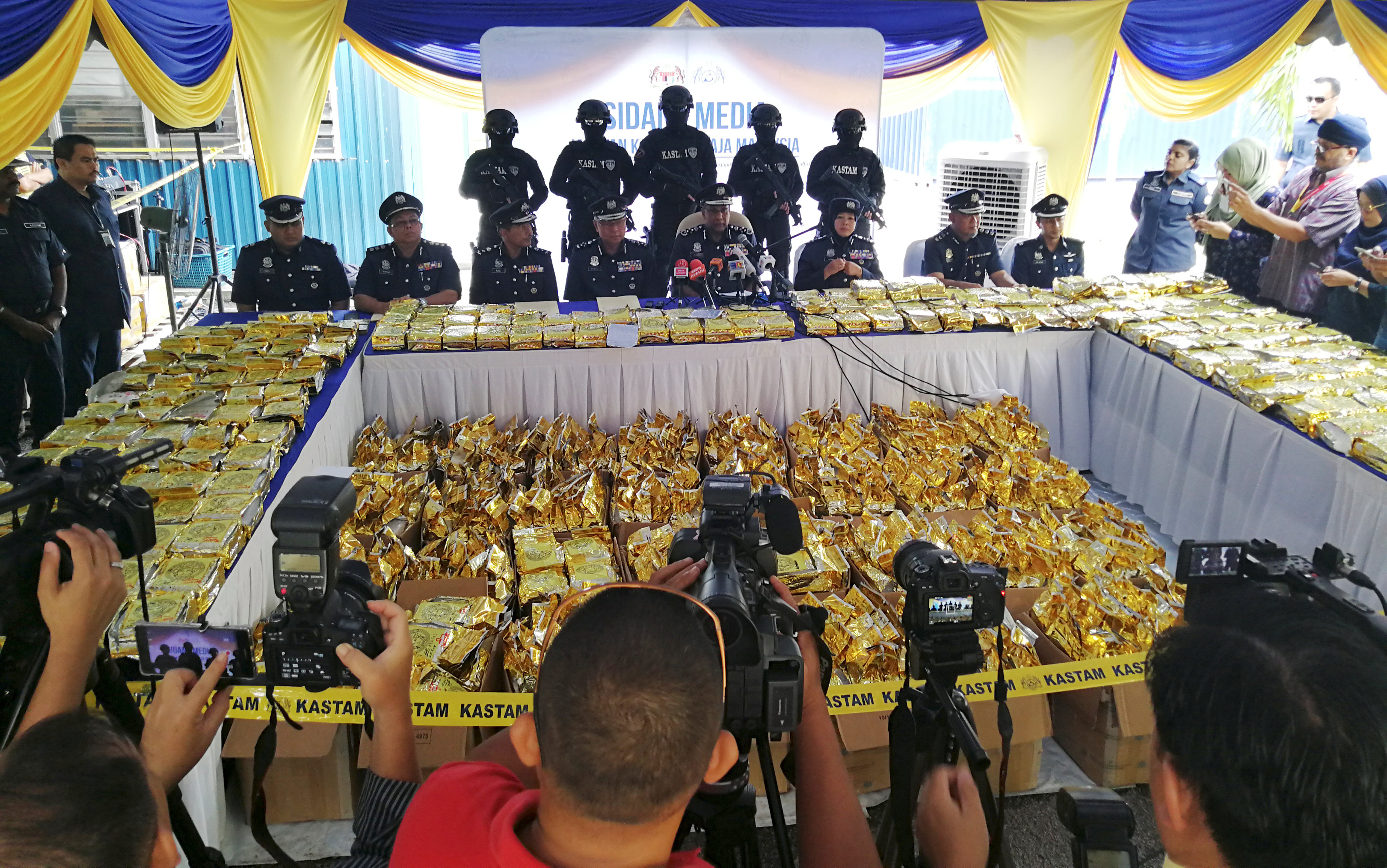 Malaysia makes record drug bust shipped from Myanmar