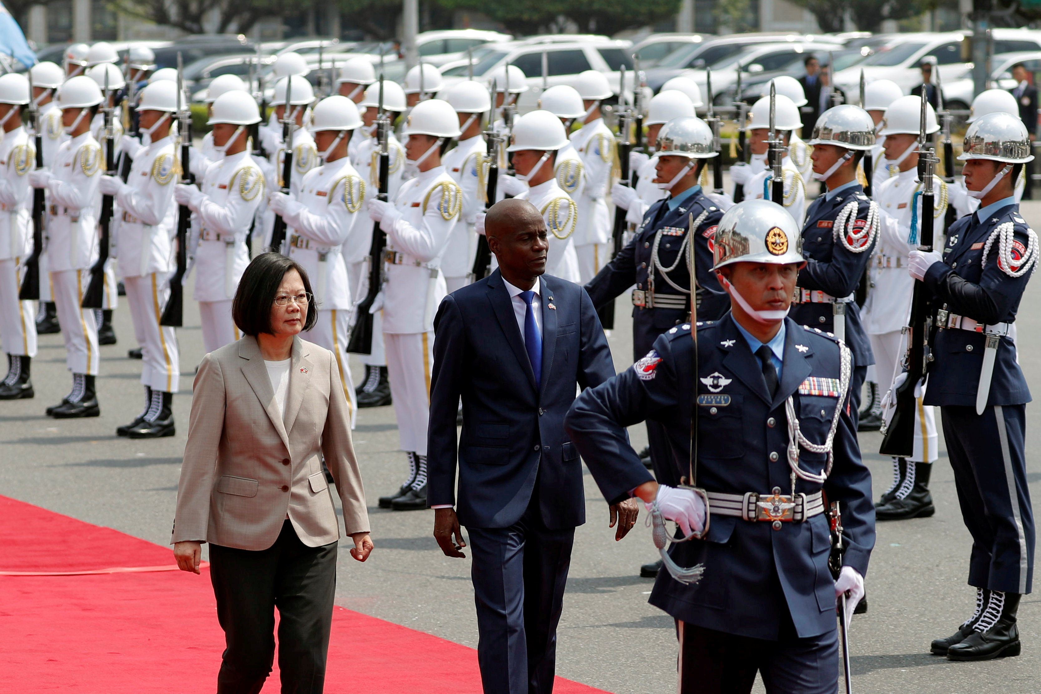 Taiwan welcomes Haiti president as China chips away at allies