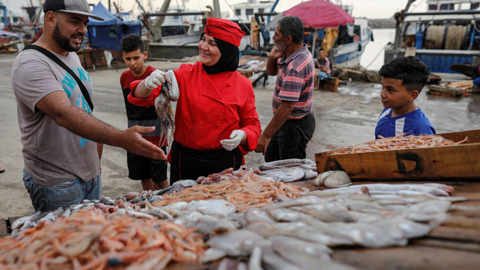 Fish out of water: Algerian woman restaurateur makes living in a man's world