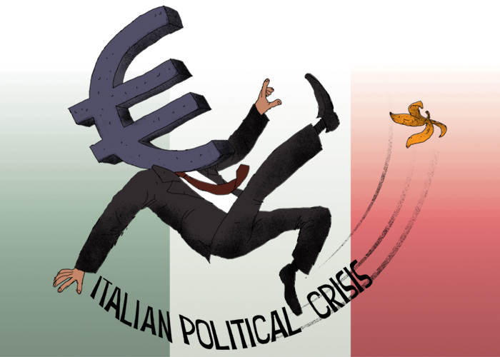 Euro buried near multi-month low as Italian political crisis deepens