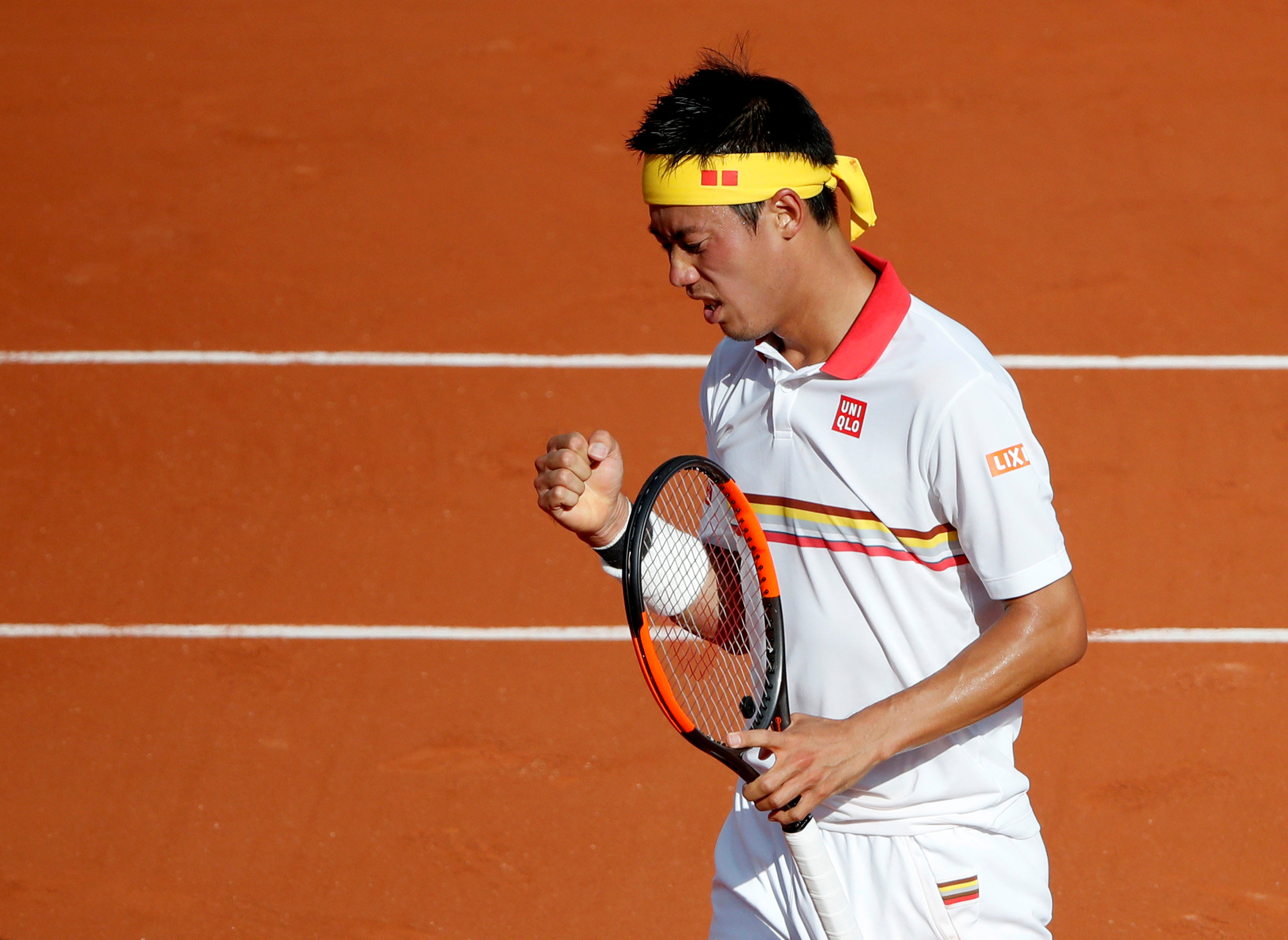 French Open: Nishikori outlasts Paire in five-set thriller