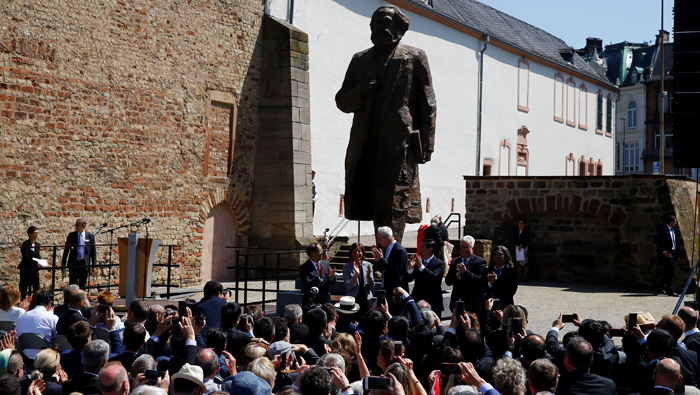 Controversy as Karl Marx's German birthplace unveils statue of him