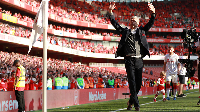 Football: Arsenal mark Wenger's final home game with 5-0 thrashing of Burnley