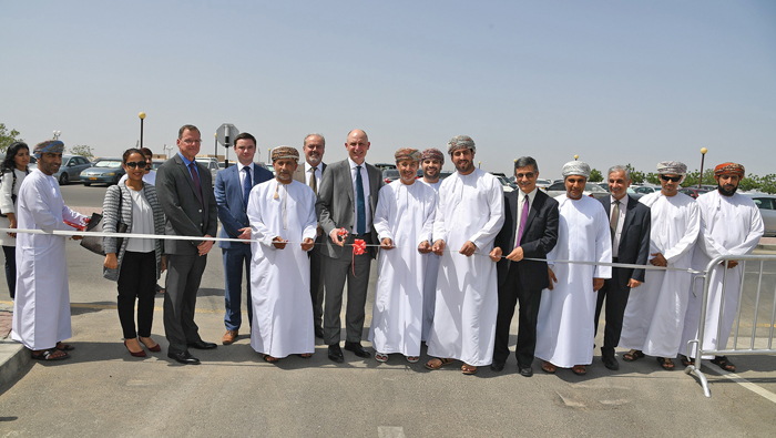 Solar parking shades at SQU's engineering college inaugurated