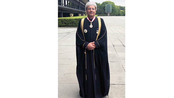 Mohammed Saud Bahwan conferred ‘The Order of 
the Rising Sun, Golden and Silver Star’ in Japan