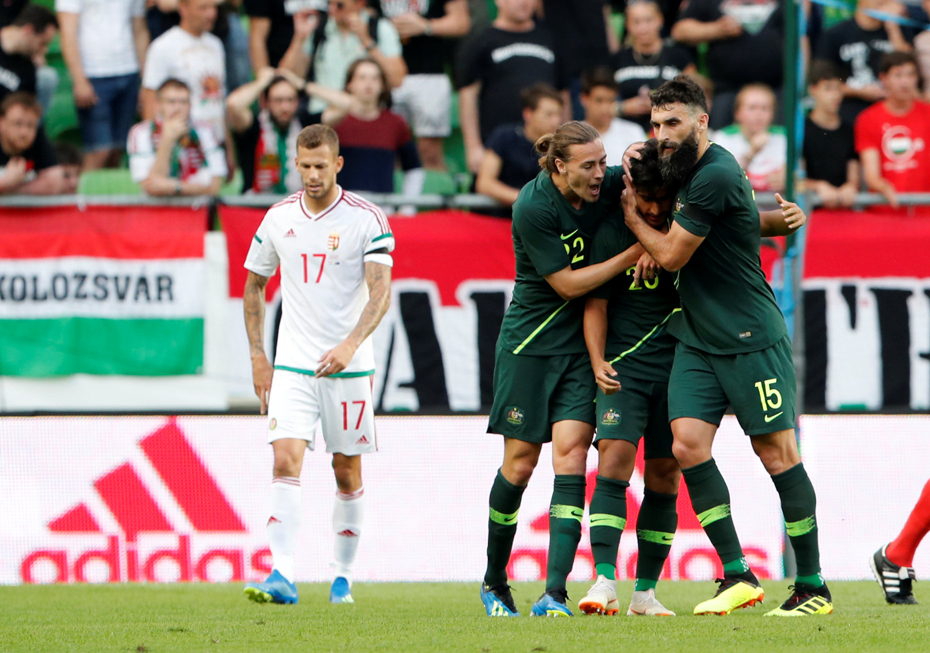 Football: Australia head to Russia 'buzzing' after Hungary win