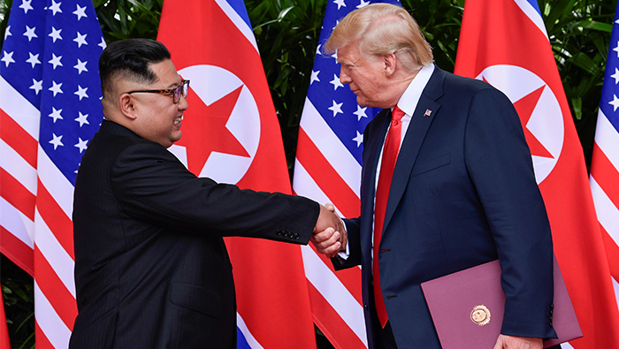 Trump says Kim is "very smart", that N.Korea to denuclearise "very, very quickly"