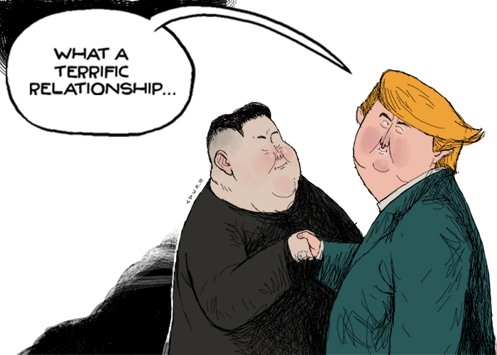 Trump tells Kim a 'terrific relationship' beckons as summit begins