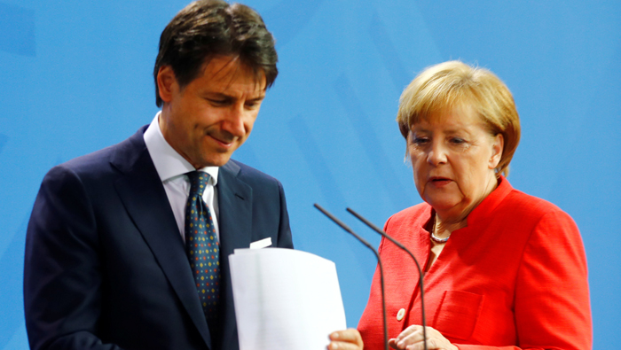 Merkel says to support Italy in tackling migration challenge