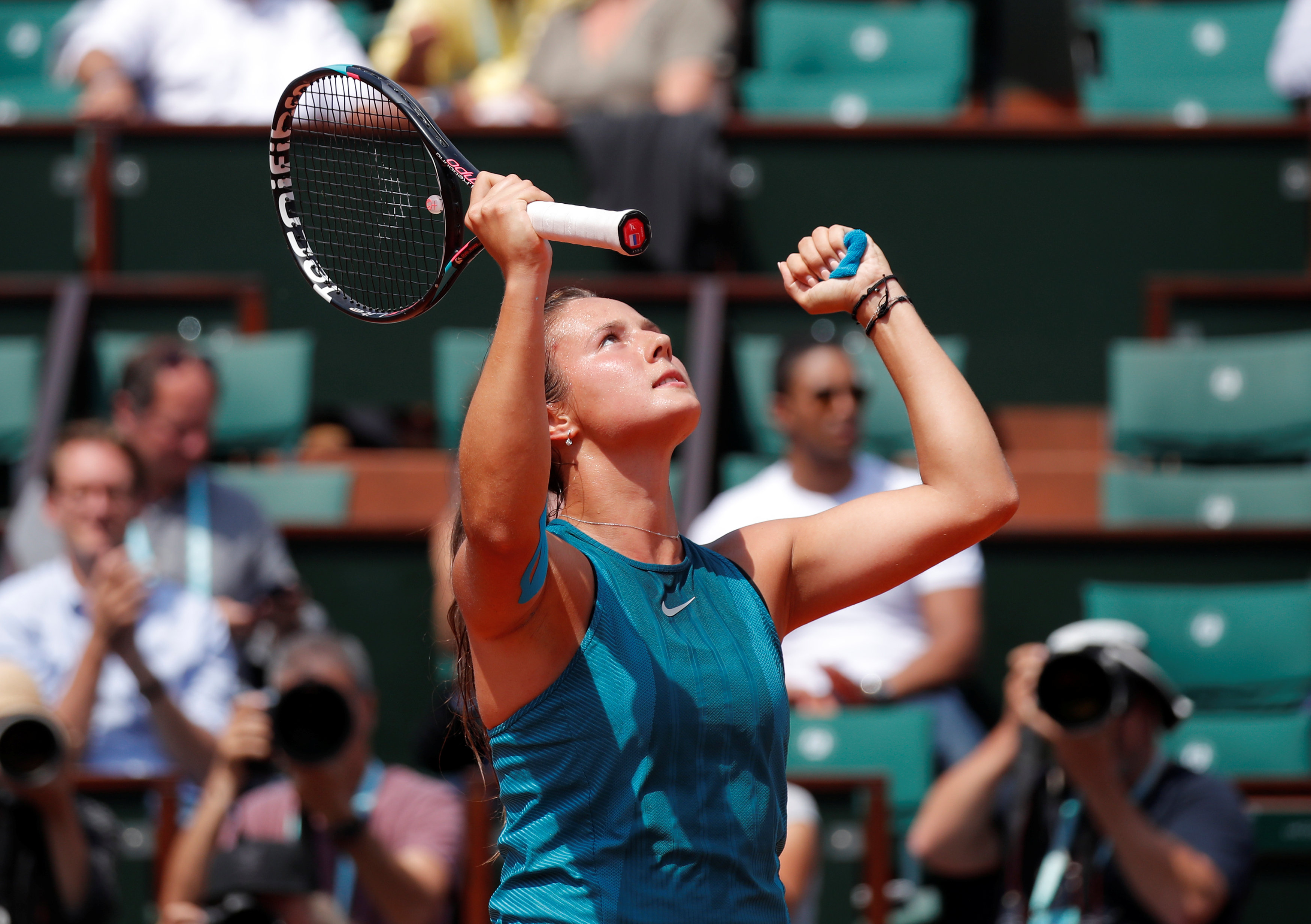 French Open: Kasatkina polishes off Wozniacki to reach last eight