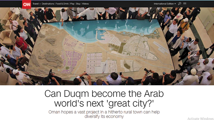 Duqm potential next great Arab world city, says CNN