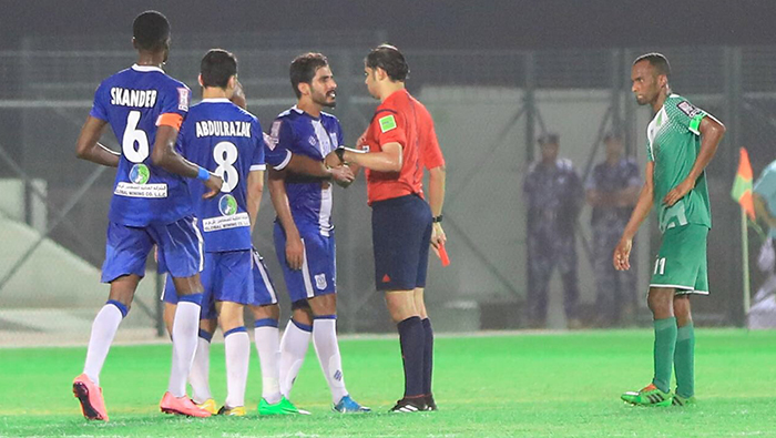 Oman footballer slaps referee, gets slapped with 12-match ban
