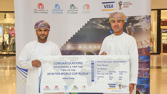 Majid Al Futtaim shoppers win trip to attend FIFA World Cup
