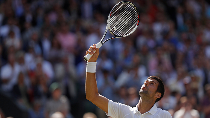 Tennis: Djokovic into Wimbledon semis like a man on a mission