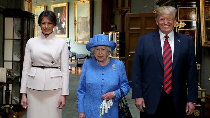 Trump says to run for re-election, had Brexit chat with Queen Elizabeth