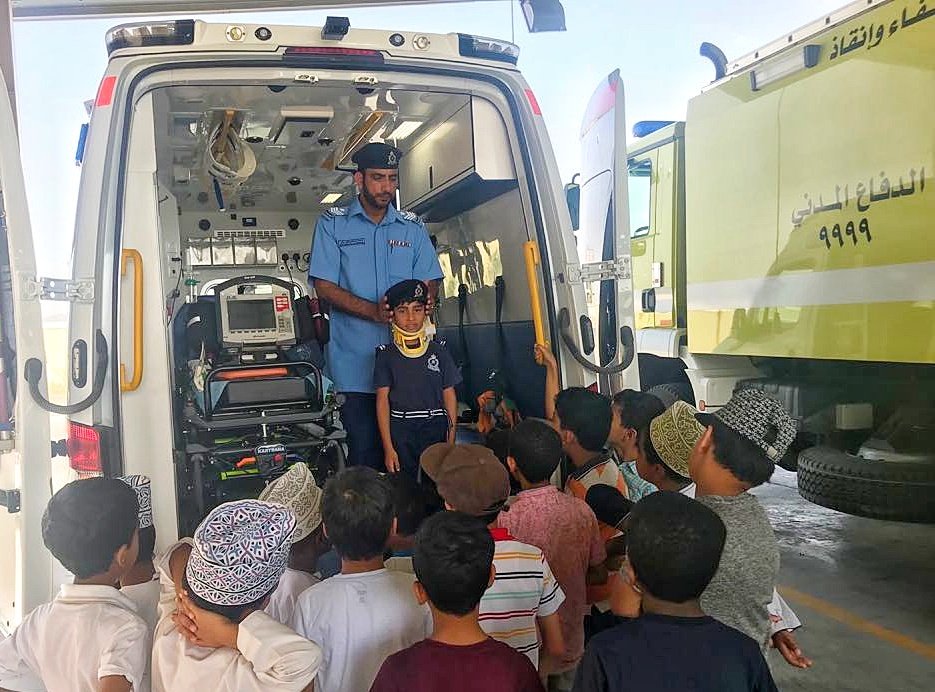 PACDA hosts fire safety programme for children in Oman