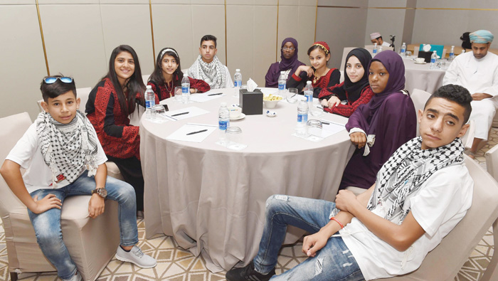 Oman's Social Development Ministry hosts Palestinian children