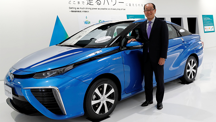 Toyota plans to expand production, shrink cost of hydrogen fuel cell vehicles