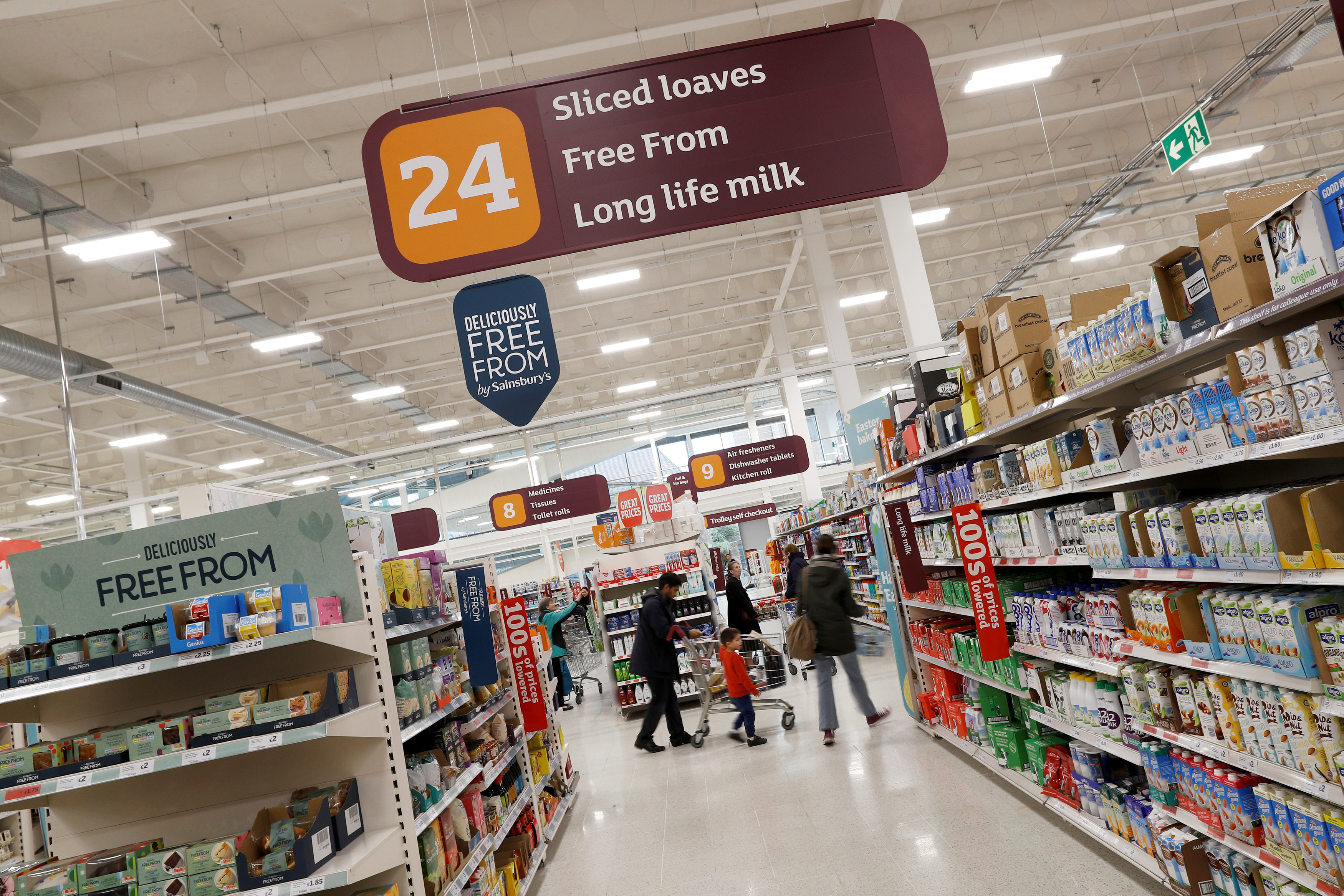 Sainsbury's sales growth slows in latest quarter