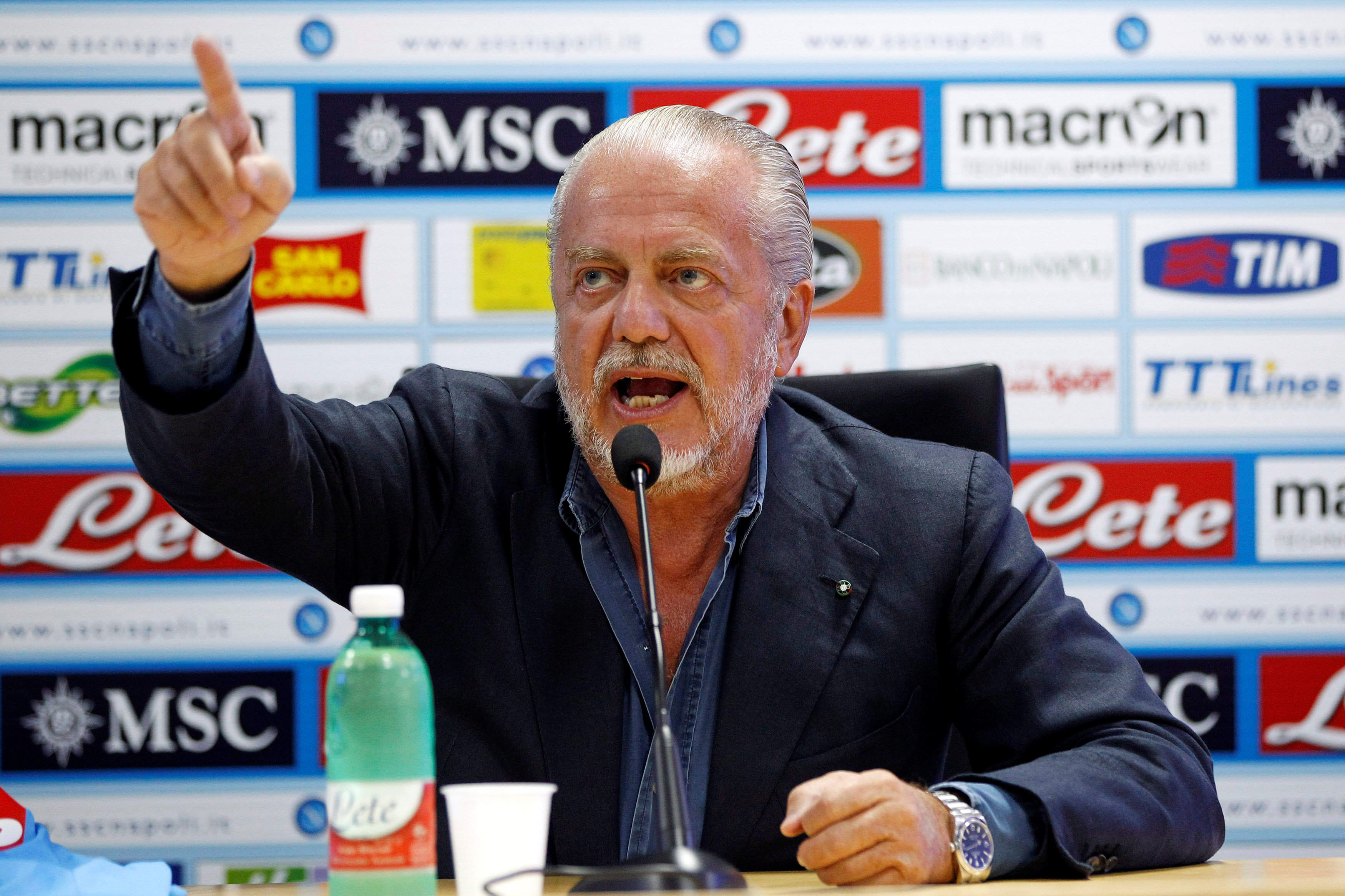 Football: Napoli owner takes over troubled Bari