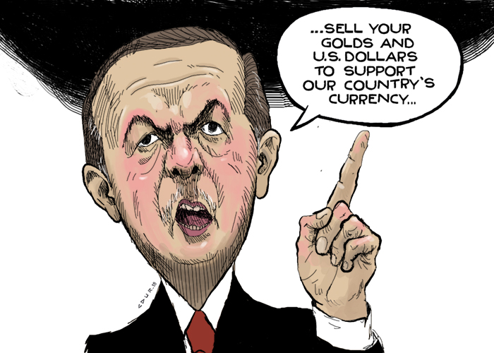 Erdogan tells Turks to buy crumbling lira
