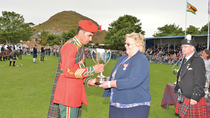 RAO Drums and Bagpipes Band wins first place in Scotland competition