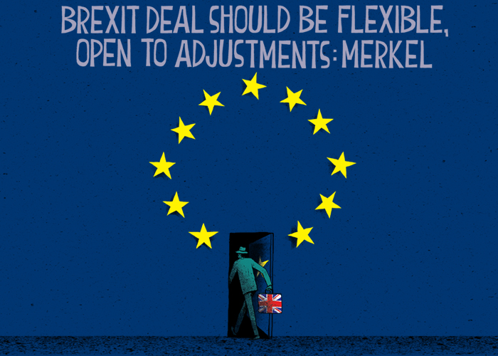 Brexit deal should be flexible, open to adjustments: Merkel