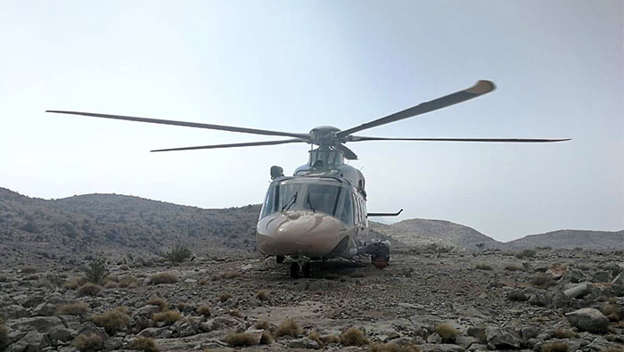 ROP rescues expat stranded on mountain in Oman