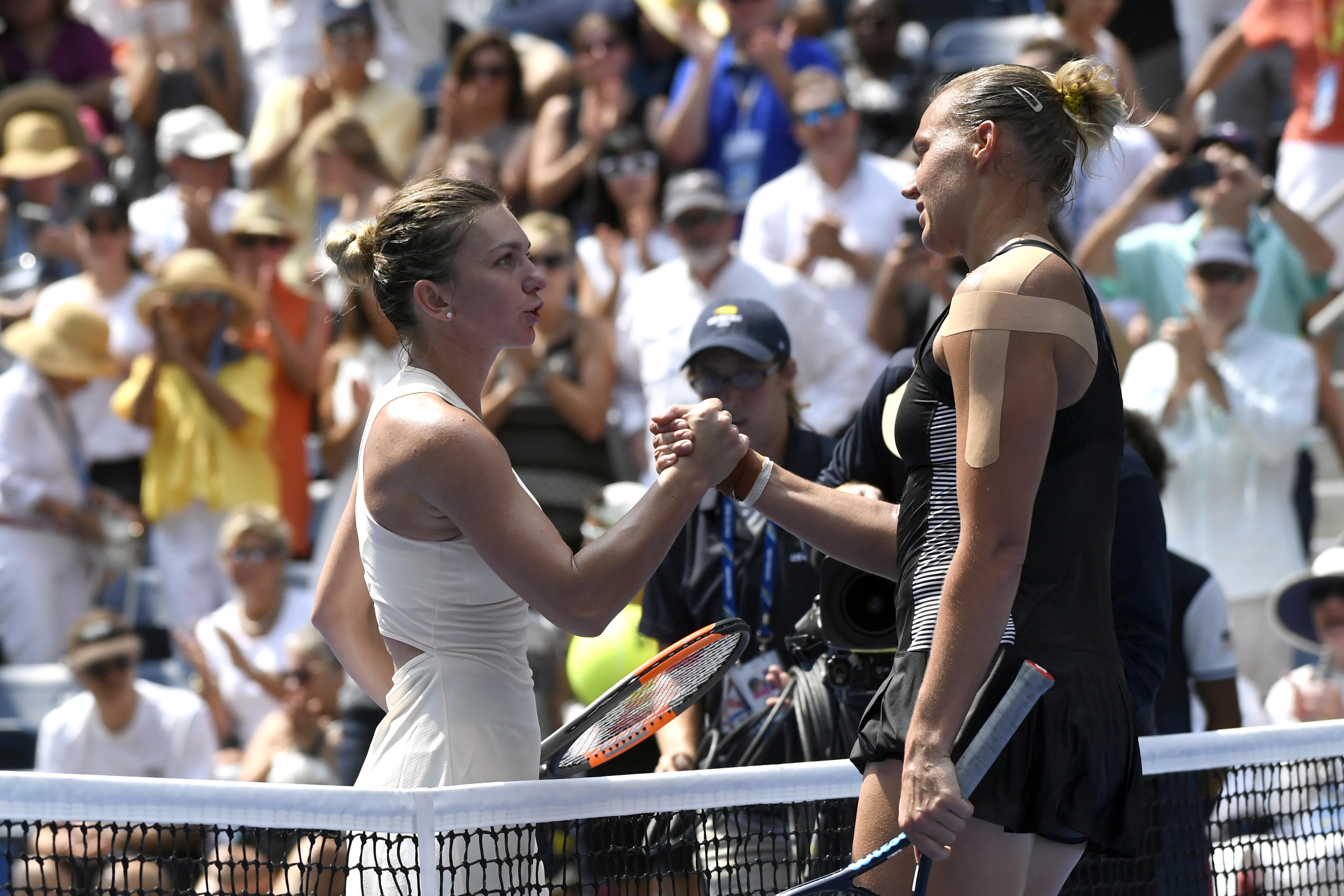 Tennis: World number one Halep stunned by Kanepi in U.S. Open first round