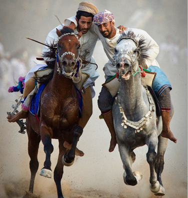 Oman’s finest horsemen keep traditions alive