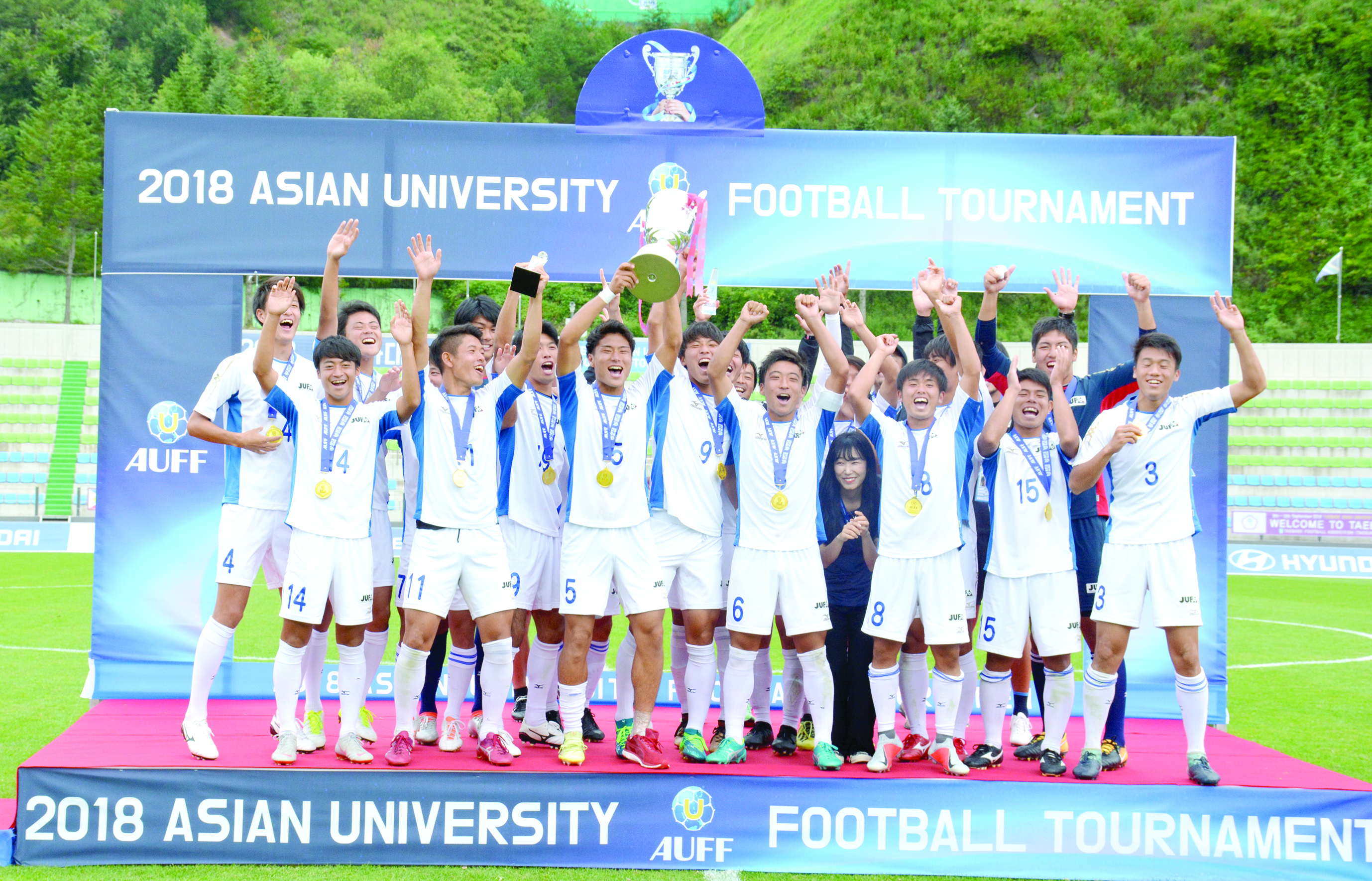 اليابان تتوج للمرة الثالثة بلقب البطولة الآسيوية للجامعات