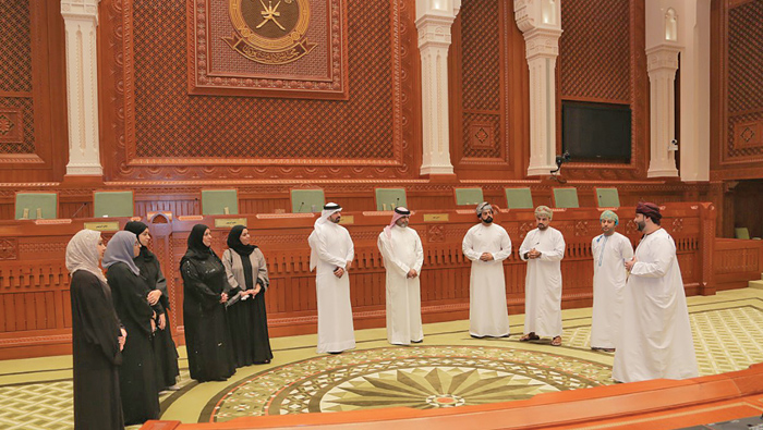 Bahraini Council delegation hosted at Oman's Majlis Al Shura