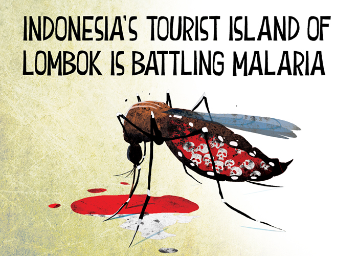 Indonesia's tourist island of Lombok is battling malaria