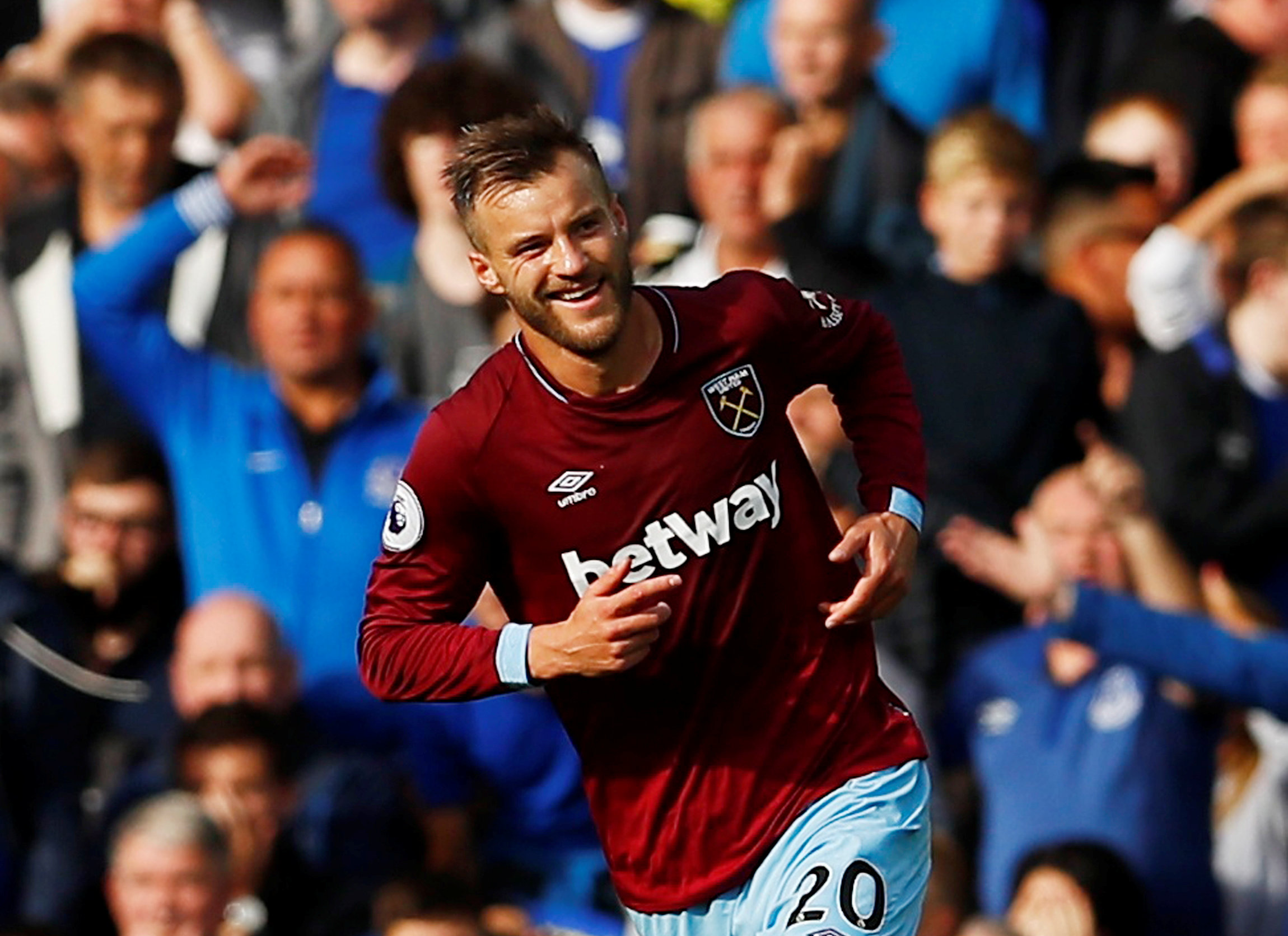 Football: West Ham beat Everton to seal first win of season