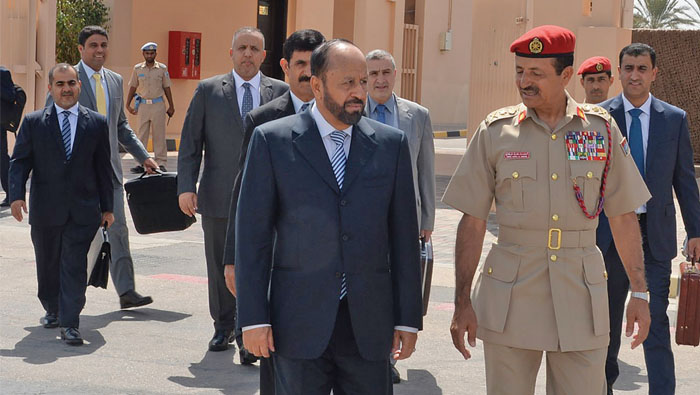 Defence Minister Sayyid Badr leaves for India