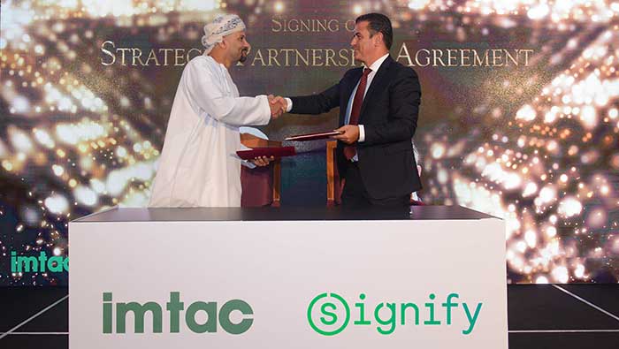 IMTAC, Signify sign agreement for empowering smart cities in Oman