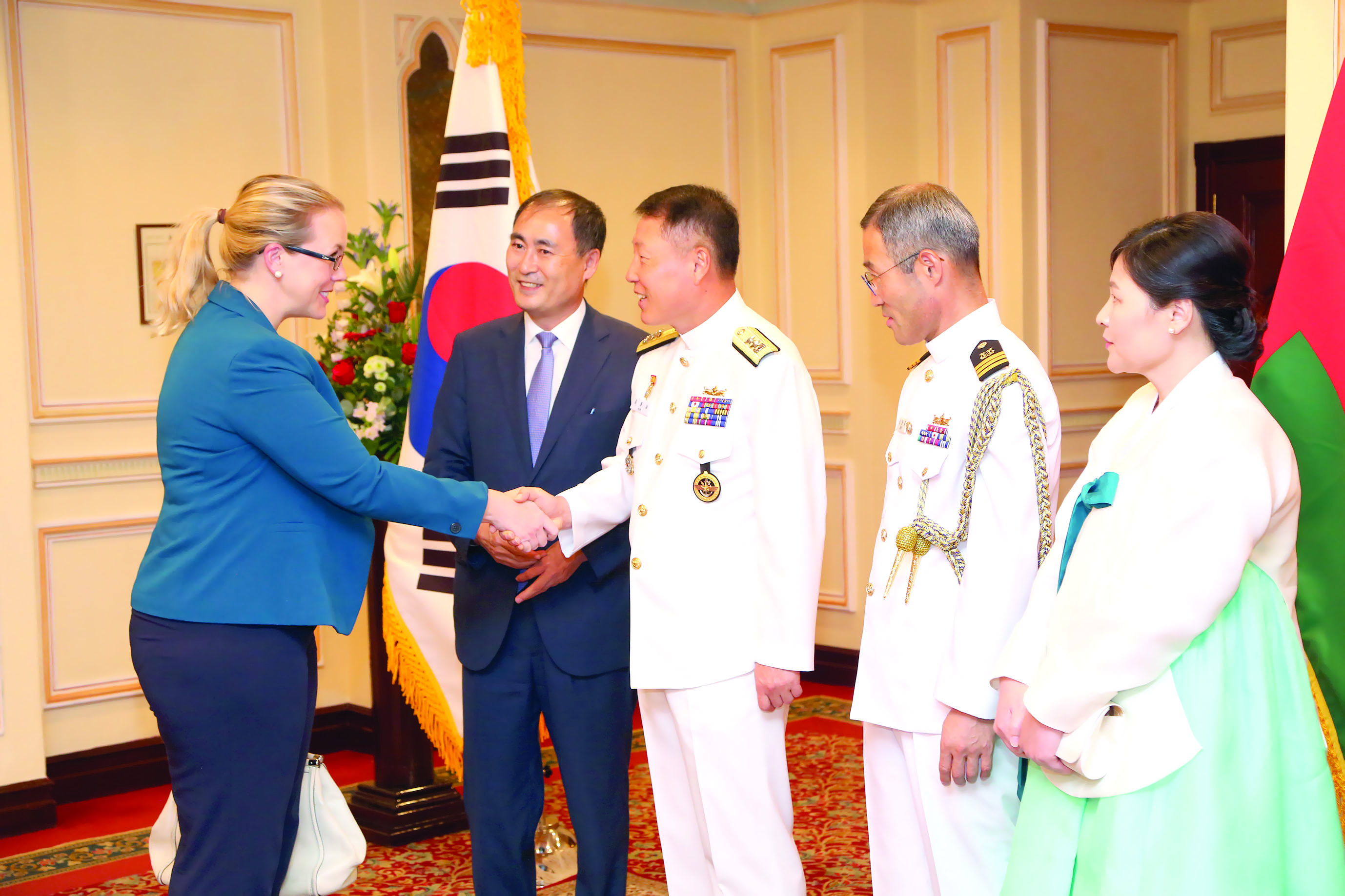 بالصور سفارة جمهورية كوريا تحتفل بافتتاح مكتب ملحقية الدفاع