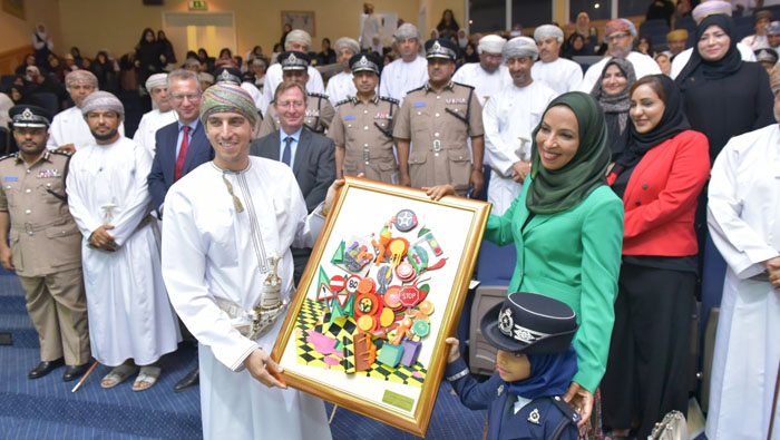 Award for road safety awareness in Oman