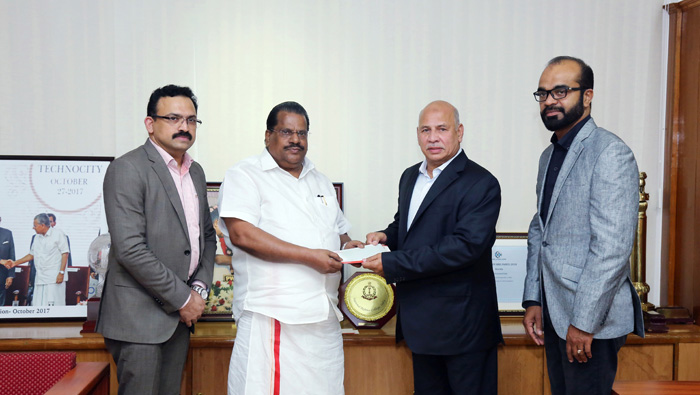 KM Trading donates Rs 23.5 million to Kerala Chief Minister’s flood relief fund