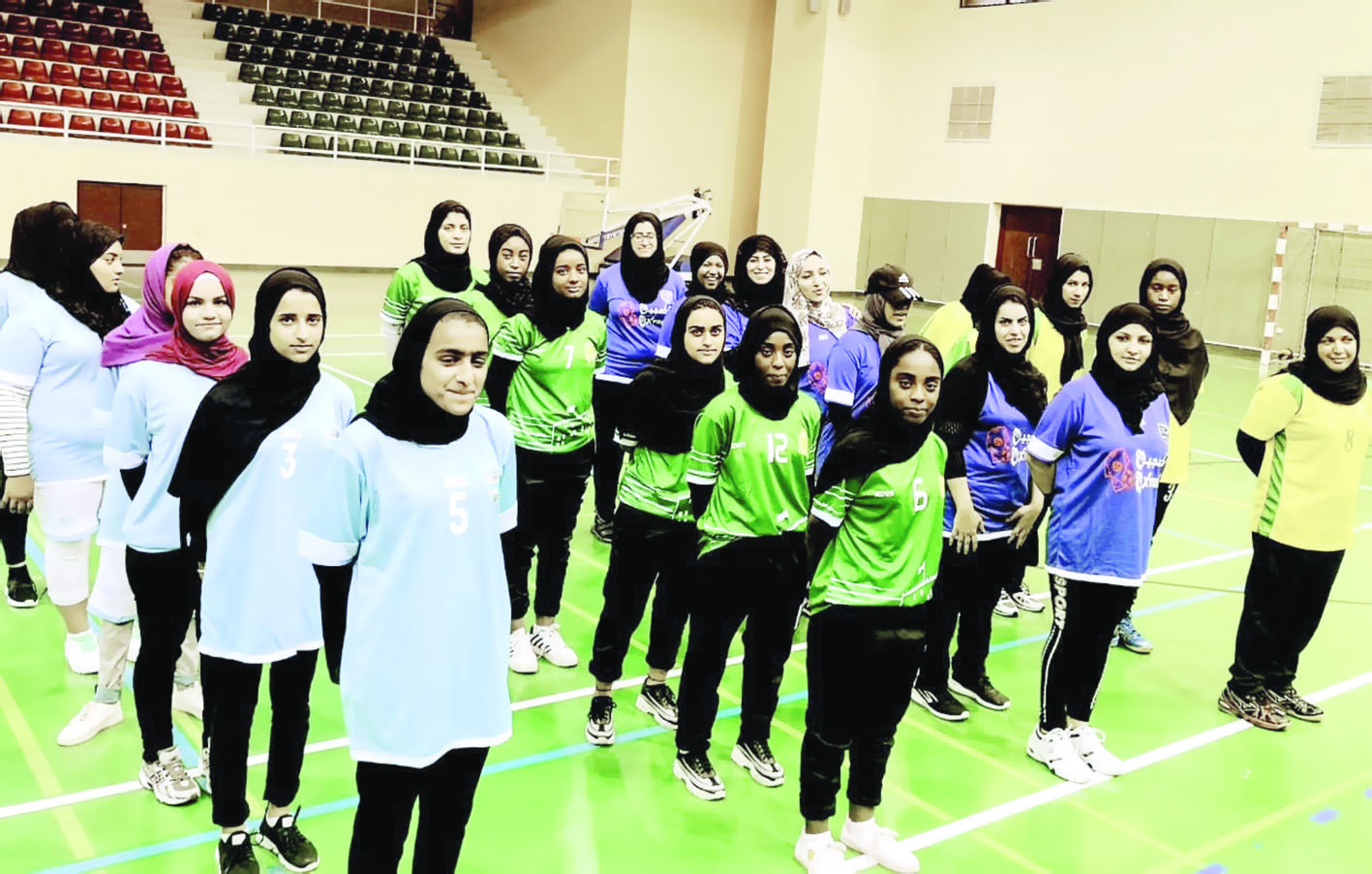 الخابورة ومجيس للفتيات يتصدران في الطائرة والسلة بشمال الباطنة