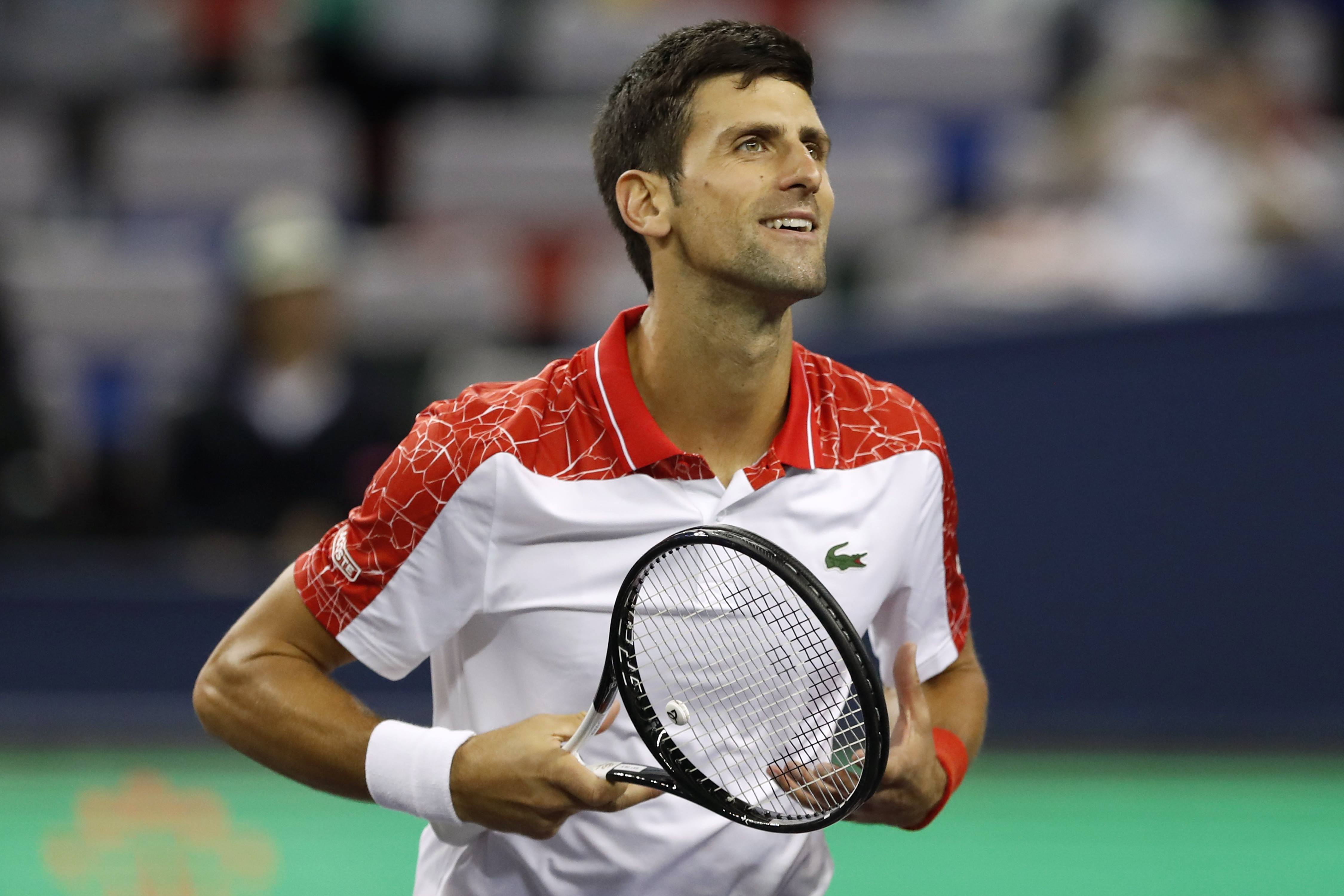 Tennis: Djokovic dominates Zverev to reach Shanghai Masters final