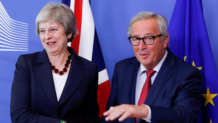 May faces EU leaders as Brexit talks stall