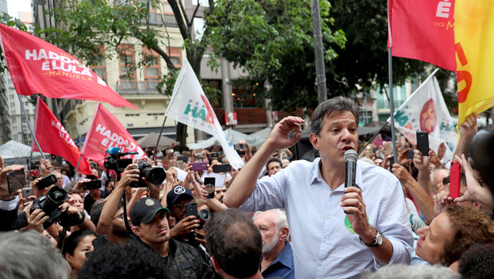 Brazil election battle rages over Facebook's WhatsApp