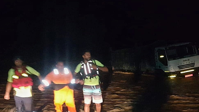 Two people rescued from wadi