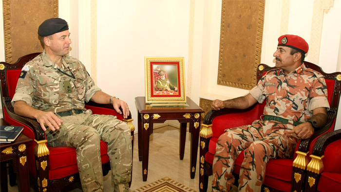SAF Chief of Staff discusses military affairs with UK JEF Commander