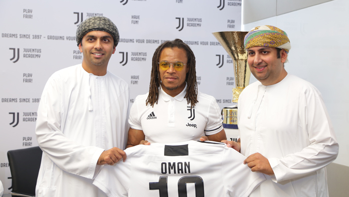 Football legend Edgar Davids on two-day visit to Oman