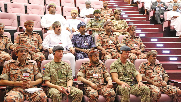 Multiple simulated challenges for joint Oman-UK military drill participants