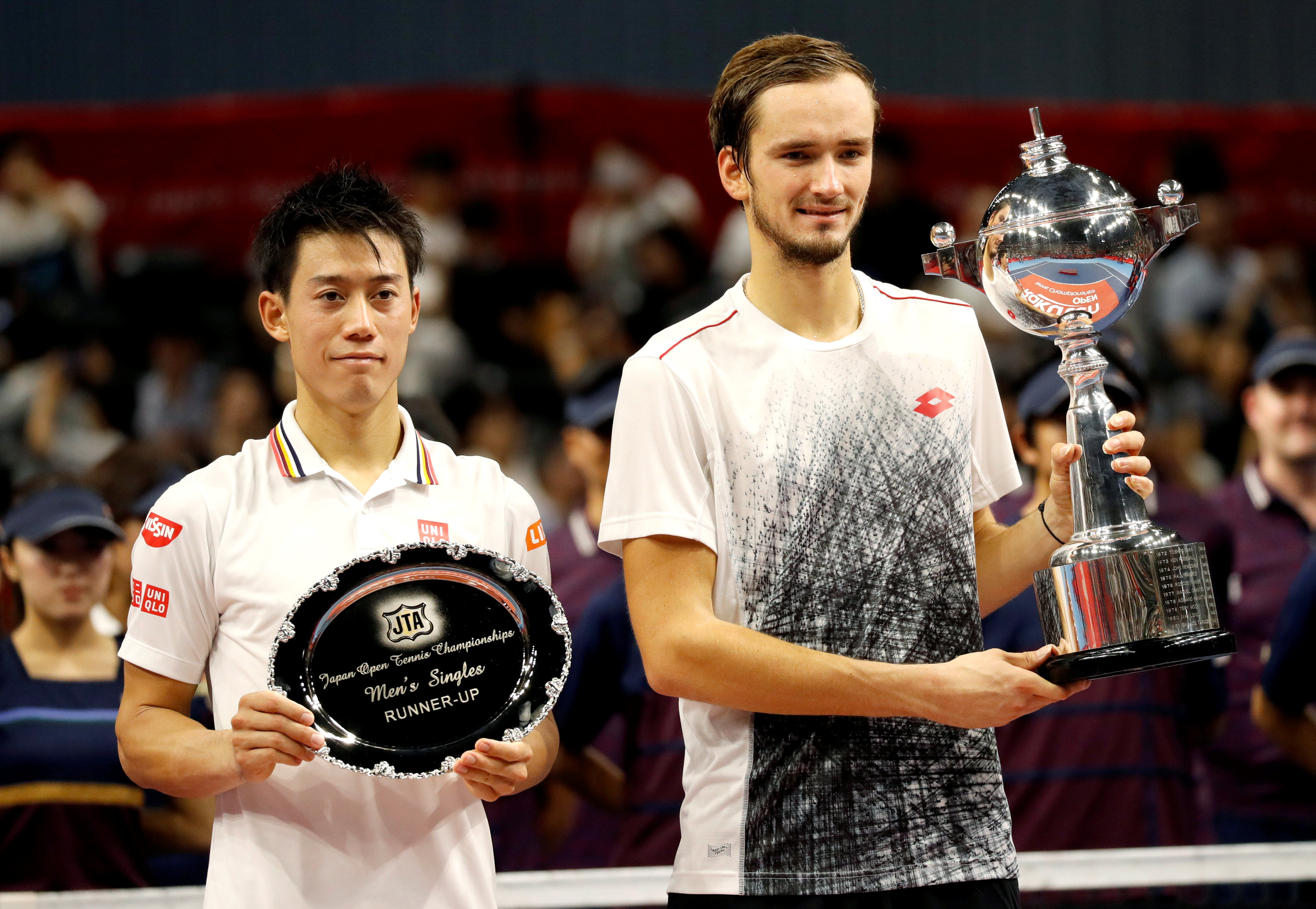 Tennis: Medvedev stuns Nishikori to win Japan Open title