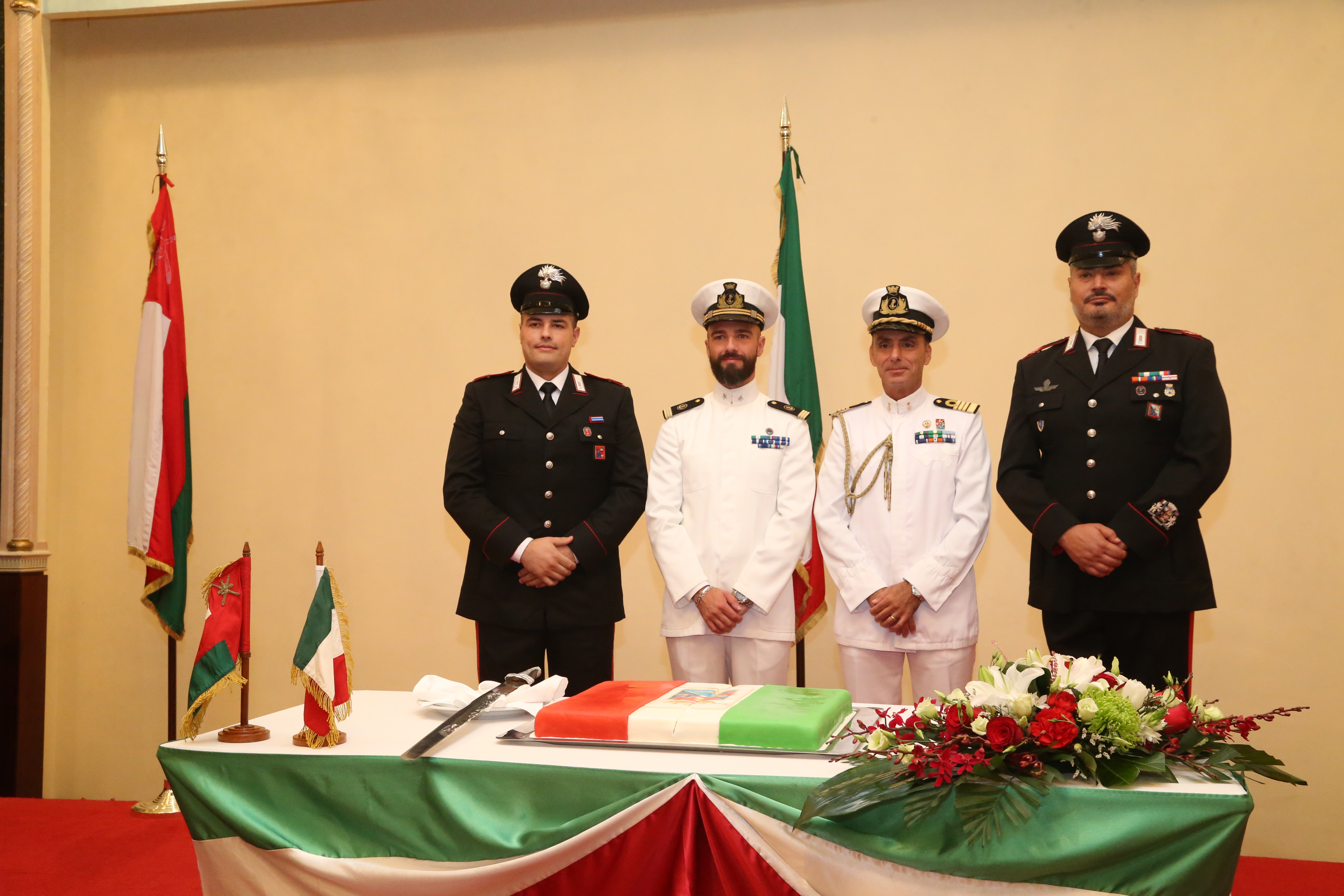 بالصور ملحقية الدفاع الإيطالية تحتفل بيوم القوات المسلحة لبلادها